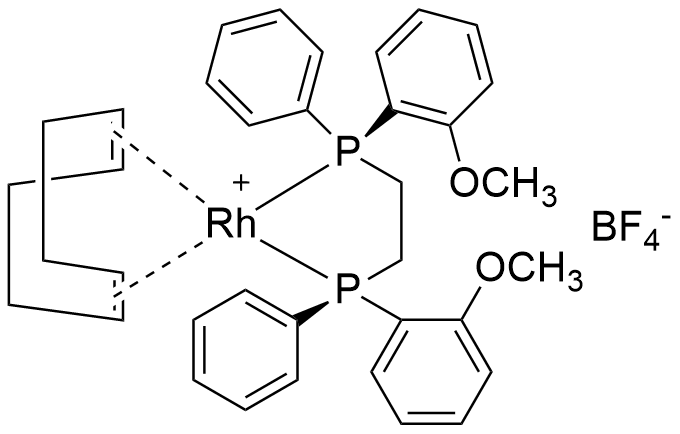 (R,R)-(-)-1,2-双[(邻甲氧基苯基)(苯基)膦]乙烷(1,5-环辛二烯)铑(I)四氟硼酸盐