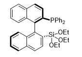 (R)-Diphenyl(2'-(triethoxysilyl)-[1,1'-binaphthalen]-2-yl)phosphine