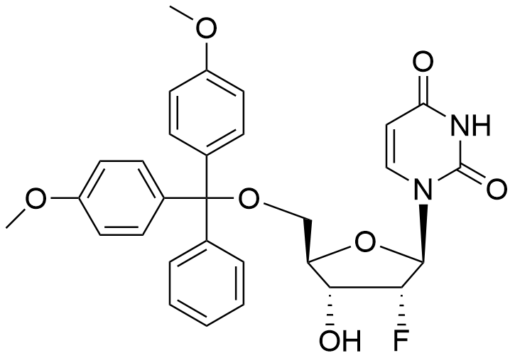 5'-O-[双(4-甲氧基苯基)(苯基)甲基]-2'-脱氧-2'-氟尿苷