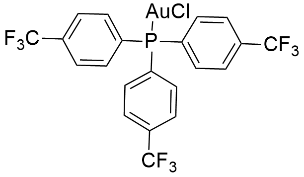 氯[三(对三氟甲基苯基)膦]金(I)