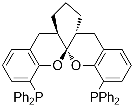 (+)-1,13-双(二苯基)膦基(5AR,8AR,14aR)-5a,6,7,8,8a,9-六氢-5H- [1]苯并吡喃并[3,2-D]氧杂蒽