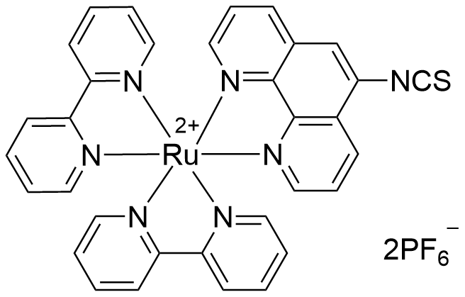 双(2,2-二吡啶)-(5-异硫氰基邻二氮杂菲)双(六氟磷酸)钌