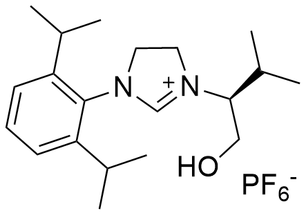 (S)-1-(2,6-diisopropylphenyl)-3-(1-hydroxy-3-methylbutan-2-yl)-4,5-dihydro-1H-imidazol-3-ium hexafluorophosphate(V)