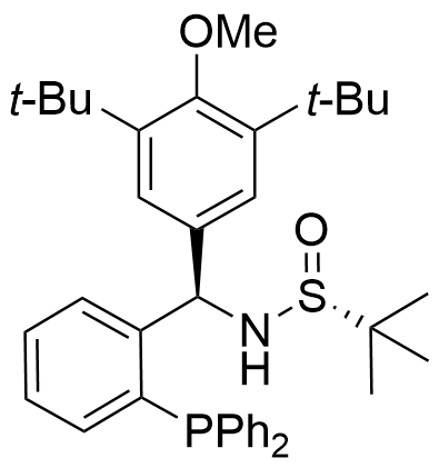 [S(R)]-N-[(R)-(3,5-双叔丁基-4-甲氧基苯基)[2-(二苯基膦)苯基]甲基]-2-叔丁基亚磺酰胺