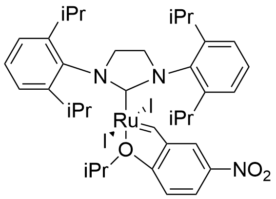 [1,3-双(2,6-二异丙基苯基)咪唑啉-2-亚基)(2-异丙氧基-5-硝基亚苄基)二碘化钌(II)硝基-Grela I2 SIPr