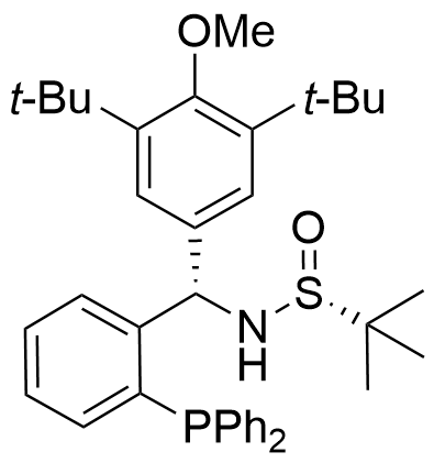 [S(R)]-N-[(S)-(3,5-双叔丁基-4-甲氧基苯基)[2-(二苯基膦)苯基]甲基]-2-叔丁基亚磺酰胺