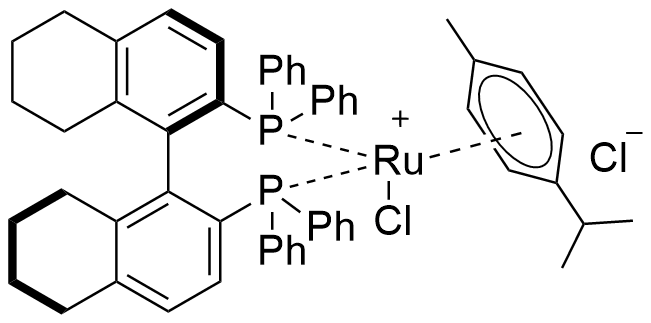氯[(R)-(+)-2,2'-双(二苯基膦)-5,5',6,6',7,7',8,8'-八氢-1,1'-联萘](对伞花烃)氯化钌(II)
