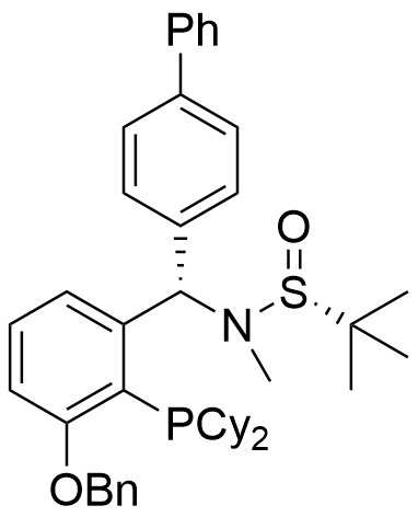 [S(R)]-N-[(S)-[(3-苄氧基-2-(二环己基膦)苯基]-(1,1'-联苯)甲基]-N-甲基-2-叔丁基亚磺酰胺