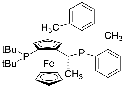 (R)-1-[(Sp)-2-(二叔丁基膦基)二茂铁基]乙基二-2-甲基苯基膦