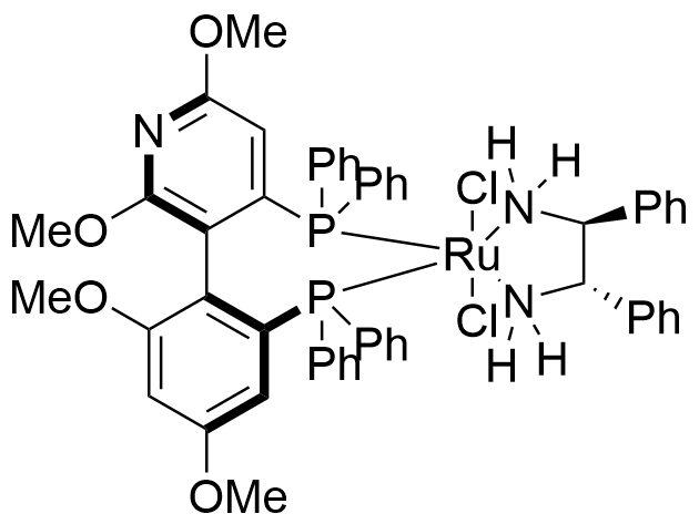 二氯[(S)-(-)-2,2',6,6'-四甲氧基-4,4'-双(二苯基膦基)-3,3'-联吡啶][(1S,2S)-(-)- 1,2-二苯基乙二胺]钌(II)