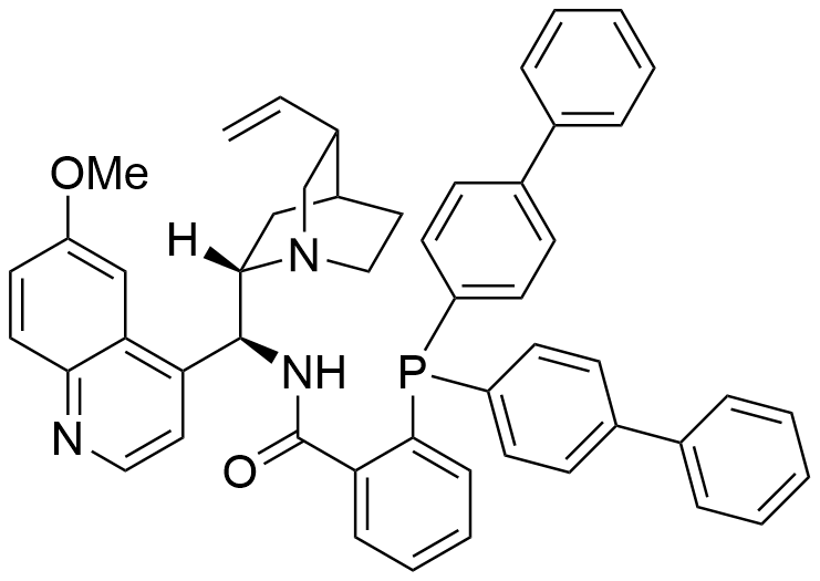 Benzamide, 2-(bis[1,1′-biphenyl]-4-ylphosphino)-N-[(8α,9S)-6′-methoxycinchonan-9-yl]- (ACI)