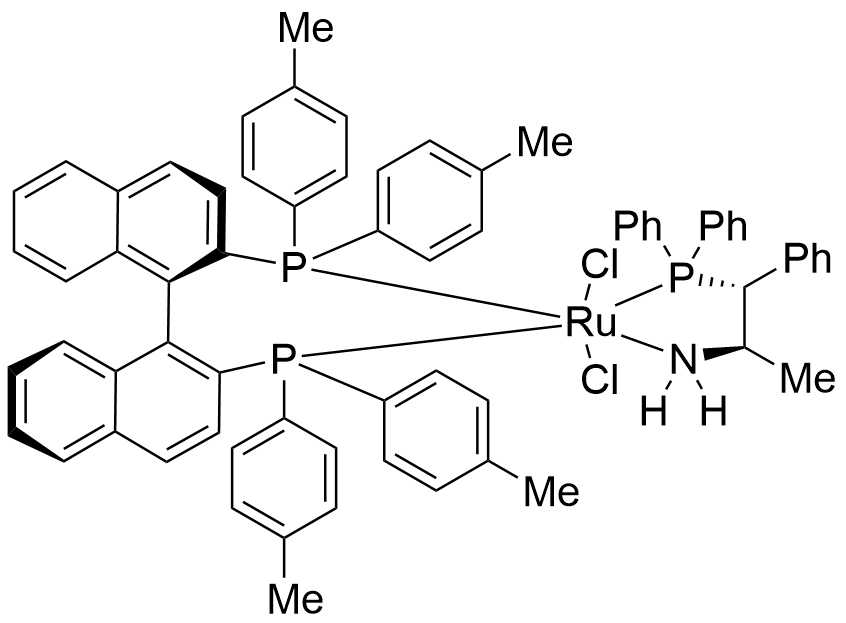 二氯{(R)-2,2'-双[双(4-甲基苯基)]-1,1'-联萘}[(1R,2R)-2-氨基-1-苯丙基二苯基膦]钌(II)