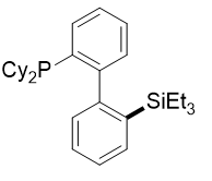 dicyclohexyl(2'-(triethylsilyl)-[1,1'-biphenyl]-2-yl)phosphane