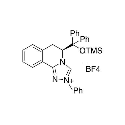 (S)-5-(Diphenyl((trimethylsilyl)oxy)methyl)-2-phenyl-5,6-dihydro-[1,2,4]triazolo[3,4-a]isoquinolin-2-ium Tetrafluoroborate