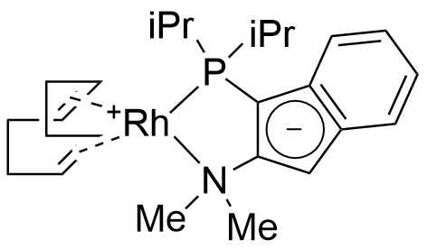 3-二异丙基正膦亚基-2-(N,N-二甲基氨基)-1H-茚(1,5-环辛二烯)铑(I)