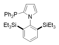 1-(2,6-bis(triethylsilyl)phenyl)-2-(diphenylphosphaneyl)-1H-pyrrole