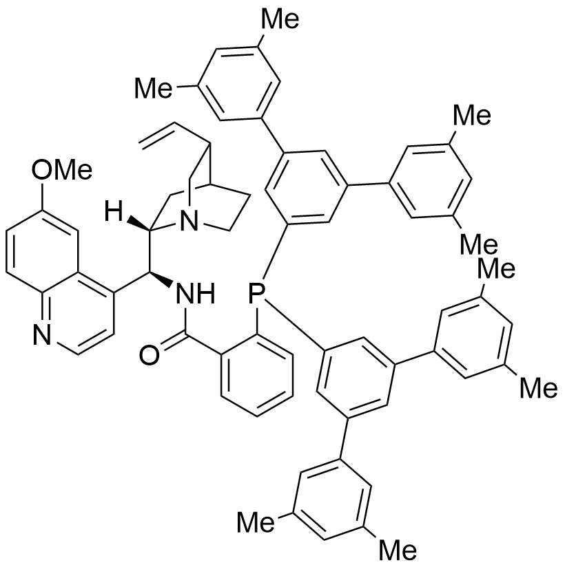 Benzamide, 2-[bis(3,3′′,5,5′′-tetramethyl[1,1′:3′,1′′-terphenyl]-5′-yl)phosphino]-N-[(9R)-6′-methoxycinchonan-9-yl]- (ACI)