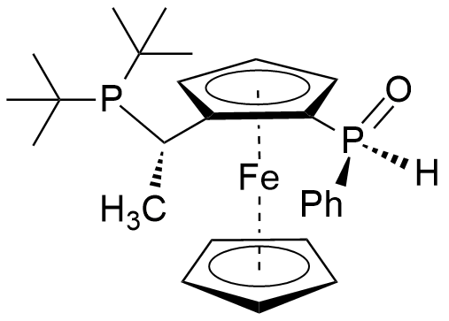 (S,Rp,SSPO)-1-苯基膦基)-2-[1-(叔丁基膦基)乙基]-二茂铁,97%