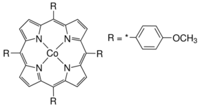 [5,10,15,20-Tetrakis(4-methoxyphenyl)porphyrinato]cobalt(II)  [5,10,15,20-四(4-甲氧苯基)卟啉]合钴(II)