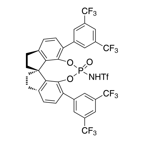 1,​1,​1-​Trifluoro-​N-​[(11aR)​-​10,​11,​12,​13-​tetrahydro-​3,​7-​bis(3,5-ditrifuloromethylphenyl)-​5-​oxidodiindeno[7,​1-​de:1',​7'-​fg]​[1,​3,​2]​dioxaphosphocin-​5-​yl]​methanesulfonamide