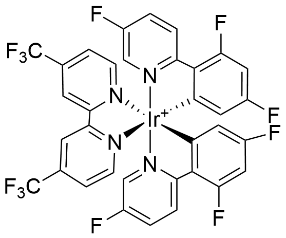 4,4'-双(三氟甲基)-2,2'-联吡啶双[3,5-二氟-2-[5-甲基-2-吡啶基)苯基]铱(III)六氟磷酸盐
