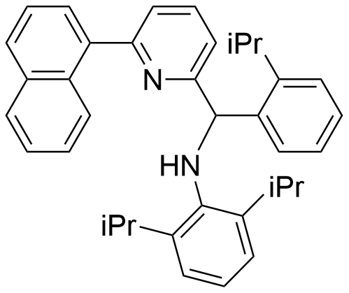 2-[N-(2,6-二异丙基苯胺)-o-异丙基苯甲基]-6-(1-萘基)-吡啶