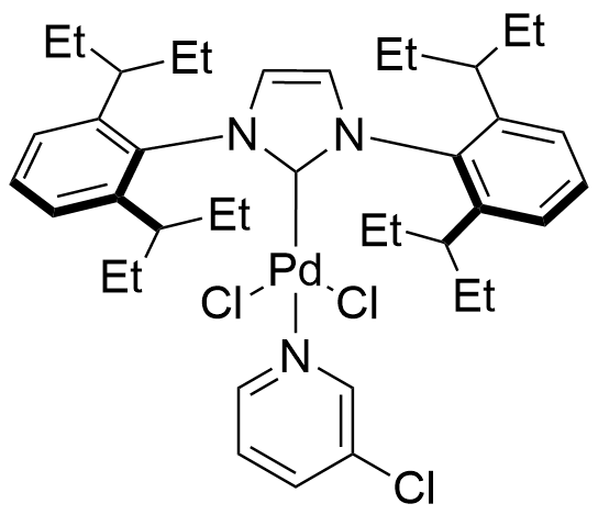 [1,3-双(2,6-二-3-戊基苯基)咪唑-2-亚基](3-氯吡啶基)二氯化钯(II)