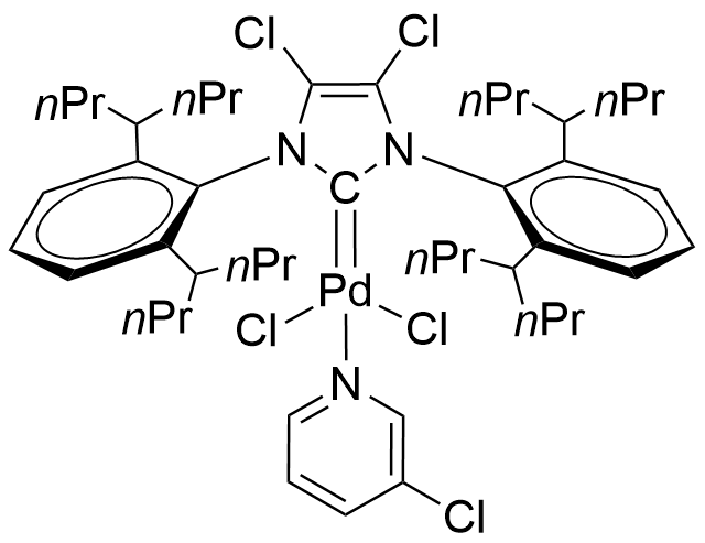 (SP-4-1)-[1,3-双[2,6-双(1-丙基丁基)苯基]-4,5-二氯-1,3-二氢-2H-咪唑-2-基亚基]二氯(3-氯吡啶-ΚN)钯