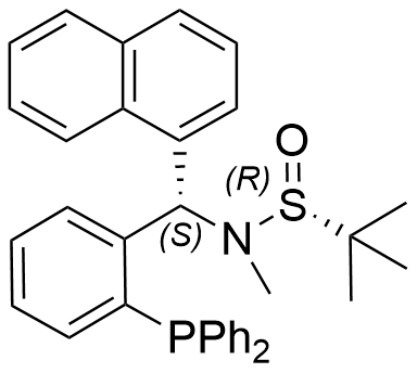 [S(R)]-N-[(S)-[2-(二苯基膦)苯基]-1-萘基甲基]-N-甲基-2-叔丁基亚磺酰胺