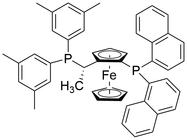 (S)-1-[(Rp)-2-(二-1-萘基膦基)二茂铁]乙基二-3,5-二甲苯基膦