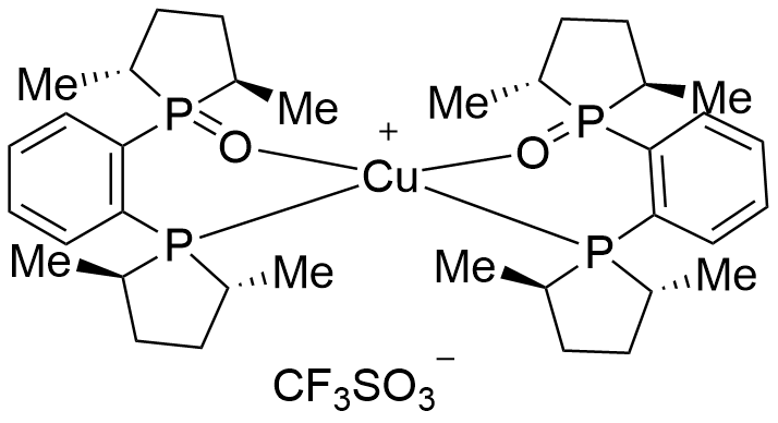 双{[1-(2R,5R)-2,5-二甲基膦酰基]-[2-(2R,5R)-2,5-二甲基膦酰基-1-氧化物]苯}三氟甲磺酸铜(I)