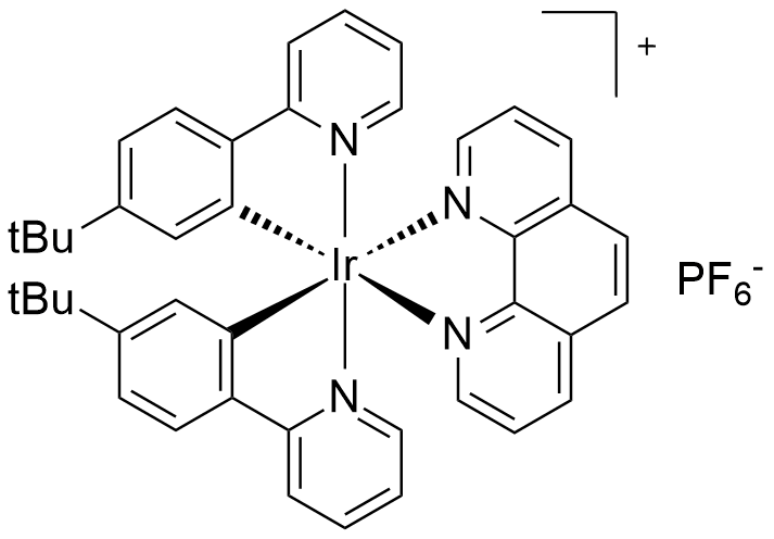 (1,10-菲罗啉)双[2-(4-叔丁基苯基)吡啶]铱(III) 六氟磷酸盐