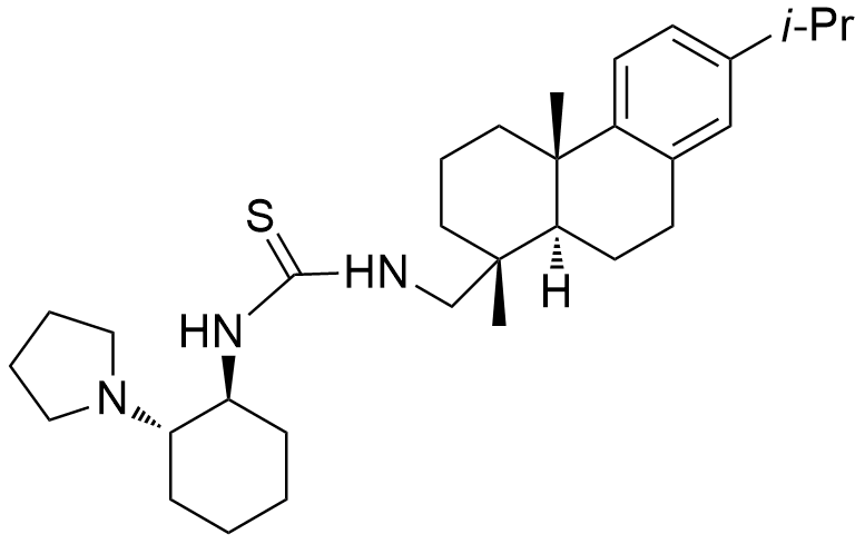 N-[[(1R,4aS,10aR)-1,2,3,4,4a,9,10,10a-Octahydro-1,4a-dimethyl-7-isopropyl-1-phenanthrenyl]methyl]-N'-[(1S,2S)-2-(1-pyrrolidinyl)cyclohexyl]thiourea