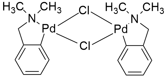 二-Μ-氯双[2-[(二甲氨基)甲基]苯基-C,N]二钯( Ⅱ)