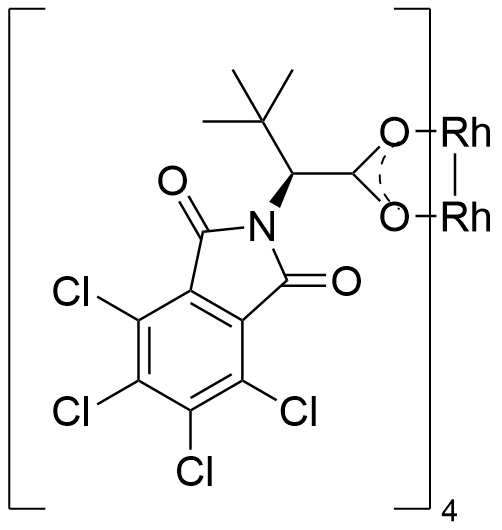 四[N-四氯邻苯二甲酰基-(S)-叔亮氨酸基]二铑双(乙酸乙酯)加合物
