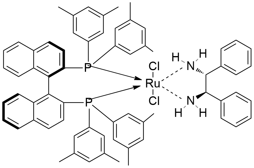 {(R)-(+)-2,2'-二[二(3,5-二甲苯基)膦]-1,1'-联萘基}[(1S,2S)-(-)-1,2-二苯基乙烯二胺]二氯化钌(II)