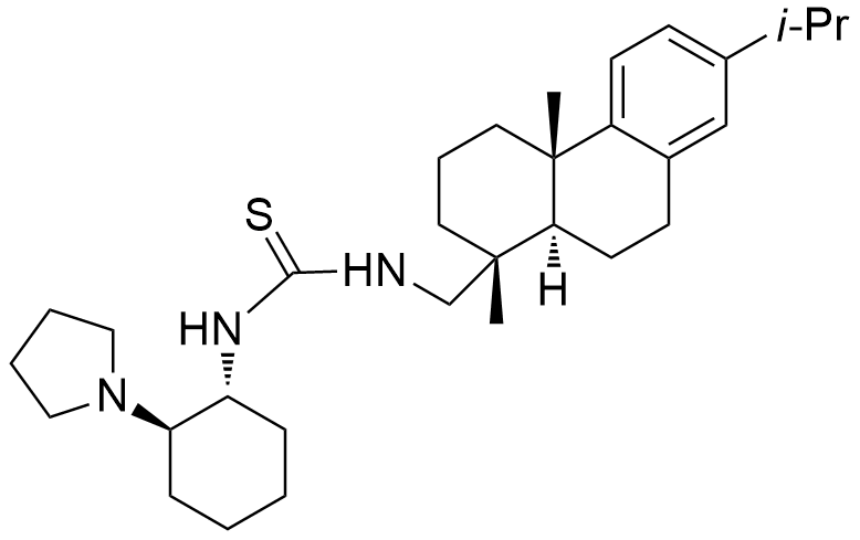 N-[[(1R,4aS,10aR)-1,2,3,4,4a,9,10,10a-Octahydro-1,4a-dimethyl-7-isopropyl-1-phenanthrenyl]methyl]-N'-[(1R,2R)-2-(1-pyrrolidinyl)cyclohexyl]thiourea