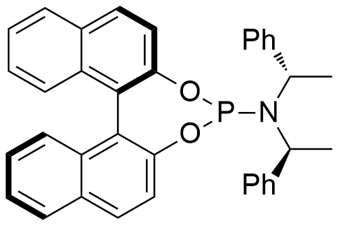 (R,S,S)-(3,5-二氧杂-4-磷杂环庚二烯并[2,1-a:3,4-a']二萘-4-基)二(1-苯基乙基)胺