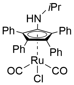 二羰基[1-(异丙基氨基)-2,3,4,5-四苯基环戊二烯]氯化钌(II)