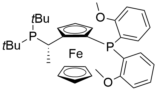 (S)-1-{(Rp)-2-[双[2-(甲氧基)苯基]膦]二茂铁基}乙基二叔丁基膦