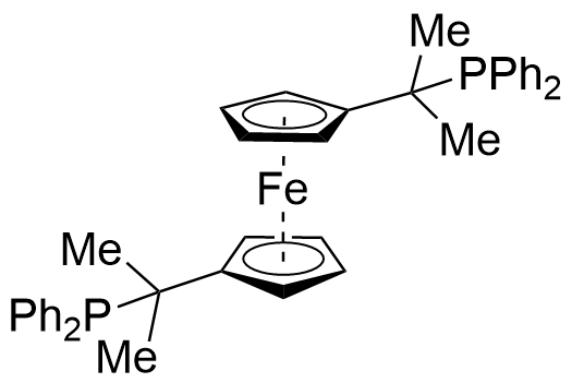 1,1'-双(1-二苯基膦基-1-甲基乙基)二茂铁乙醇加合物