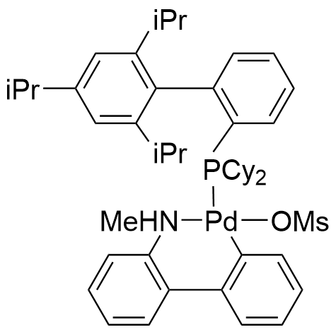 甲烷磺酸(2-二环己基膦基-2',4',6'-三-异丙基-1,1'-联苯基)(2'-氨基-1,1'-联苯-2-基)钯(II)