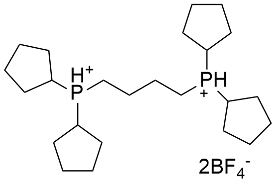 1,4-Bis(dicyclopentylphosphonium)butane bis(tetrafluoroborate), min. 97%