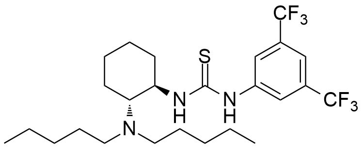 N-[3,5-双(三氟甲基)苯基]-N'-[(1R,2R)-2-(二戊基氨基)环己基]硫脲