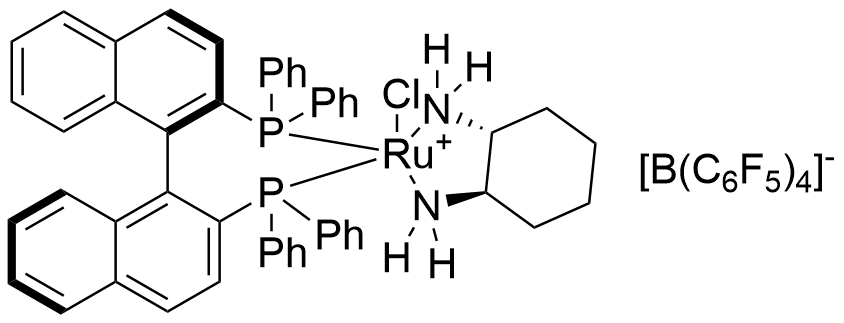 氯[(R)-2,2'-双(二苯基膦基)-1,1'-联萘][(1R,2R)-环己烷-1,2-二胺]四(五氟苯基)硼酸钌(II)