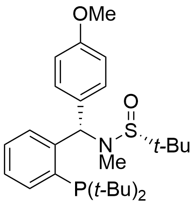 [S(R)]-N-[(S)-(4-甲氧基苯基)[2-(二叔丁基膦)苯基]甲基]-N-甲基-2-叔丁基亚磺酰胺
