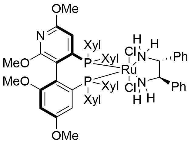 二氯[(R)-(+)-2,2',6,6'-四甲氧基-4,4'-双(二(3,5-二甲苯基)膦基)-3,3'-联吡啶][(1R ,2R)-(+)-1,2-二苯基乙二胺]钌(II)