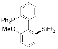 (2'-methoxy-6'-(triethylsilyl)-[1,1'-biphenyl]-2-yl)diphenylphosphane