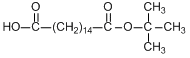 十六烷酸, 单(1,1-二甲基乙基) 酯