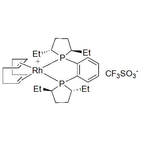 (1,2-双((2R,5R)-2,5-二乙基磷杂环戊烷-1-基)苯）（1，5-环辛二烯）铑（1+）三氟甲磺酸酯